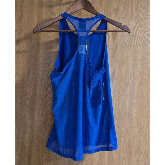 Nike Royal Blue Slim Fit Racerback Tank Top - Picture 2 of 9